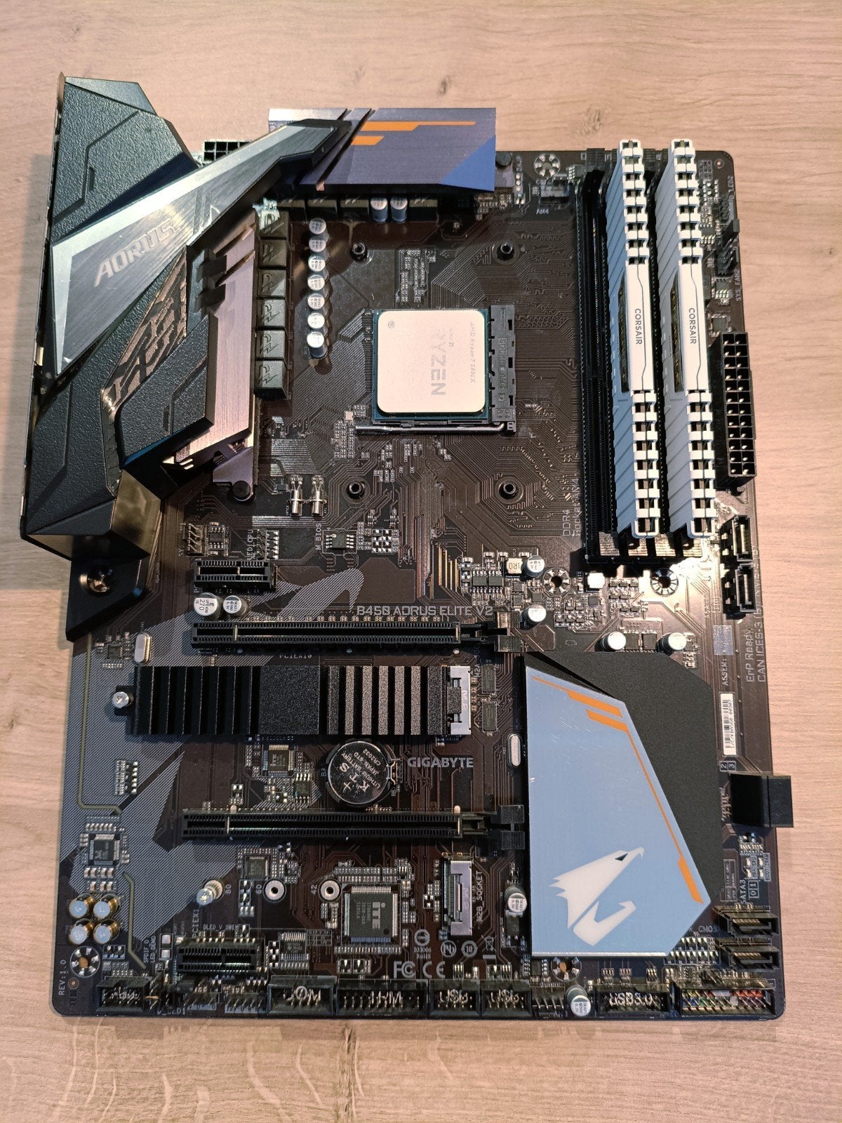 Combo B450 + 5800x + 16gb 3200, Ophalen, DDR4, Zo goed als nieuw, Socket AM4