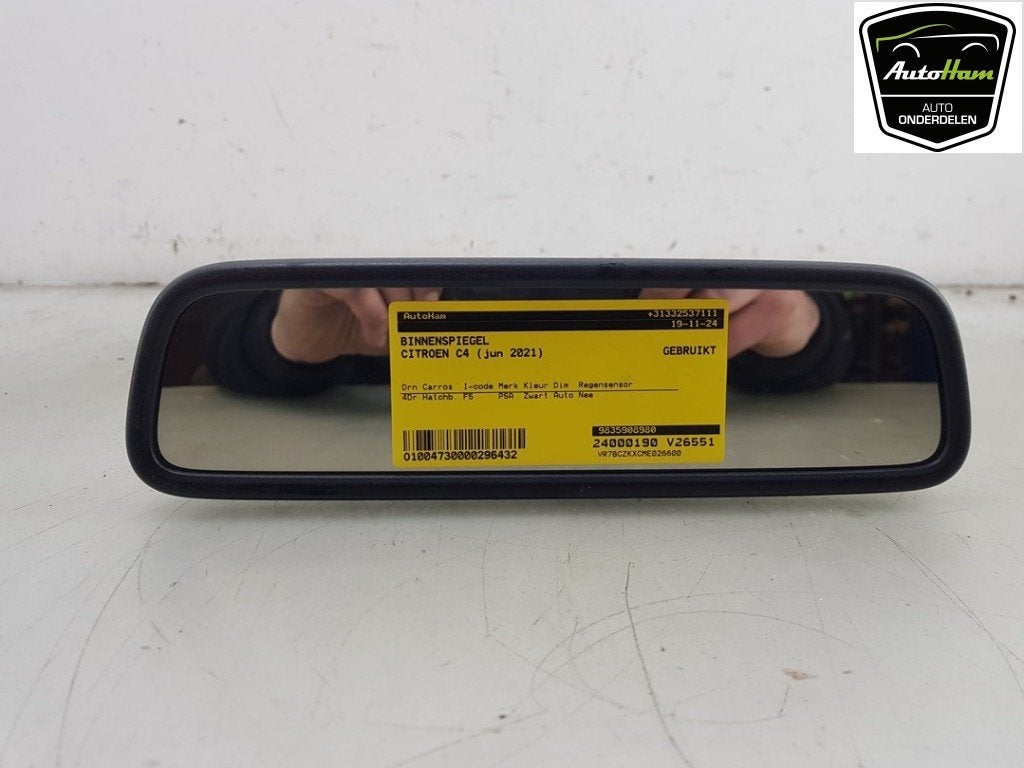 RETROVISEUR INTERIEUR Citroën C4 Berline (BA / BB / BC), Dhr. J. Ham, Citroën, Administratie@autoham.nl, Utilisé