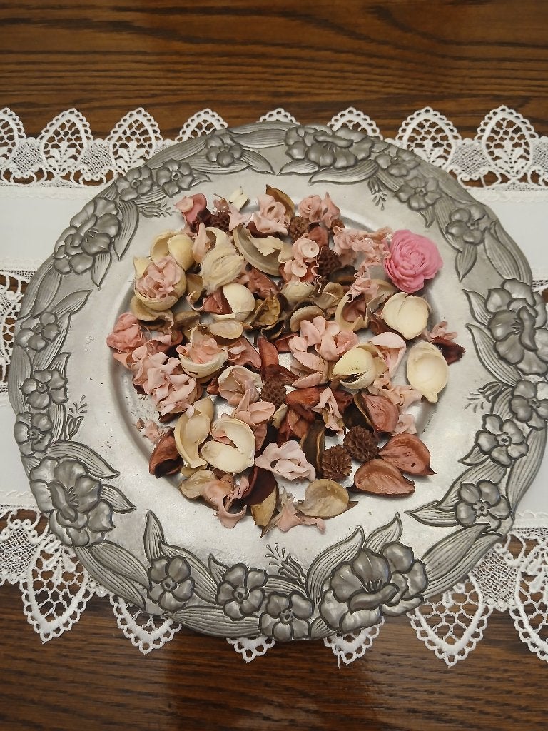 Assiette décorative en étain, Ophalen