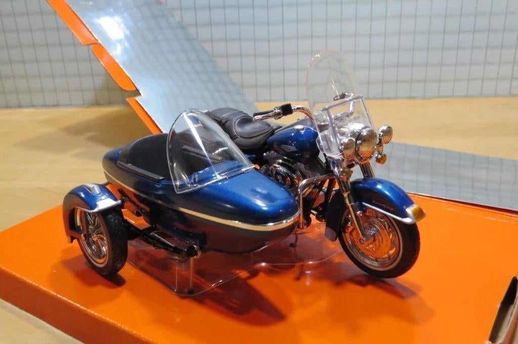 Harley Davidson sidecar zijspan FLHRCI 2001 1:18 (19), Ophalen of Verzenden, Nieuw, Motor, Maisto