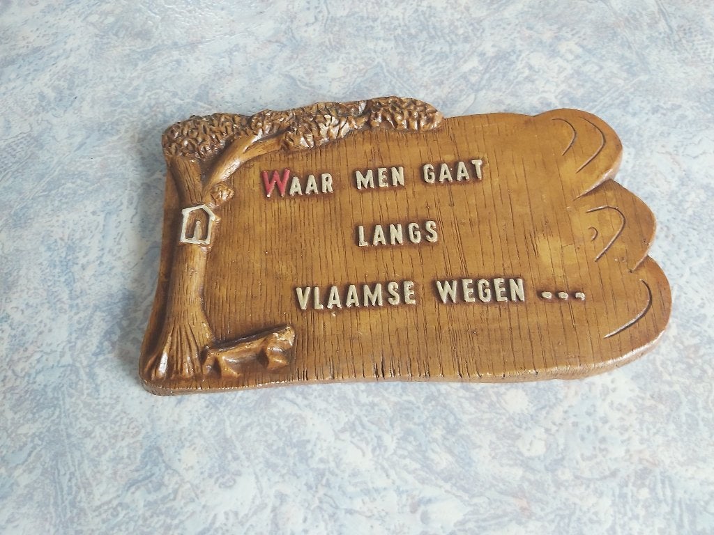 Vlaanderen Spreuk Borms Gezelle Partij VNV Landschap AVNJ, Verzamelen, Verzenden, Overige typen