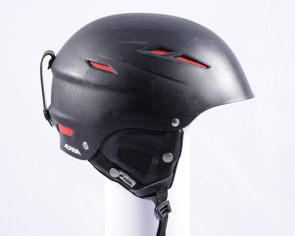 50 51 52 53 54 cm ski snowboard helm ALPINA BIOM black/matt, Sport en Fitness, Overige merken, Gebruikt, Verzenden, Overige typen