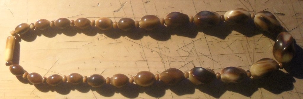 Collier perles brunes, Bijoux, Sacs & Beauté, Enlèvement ou Envoi
