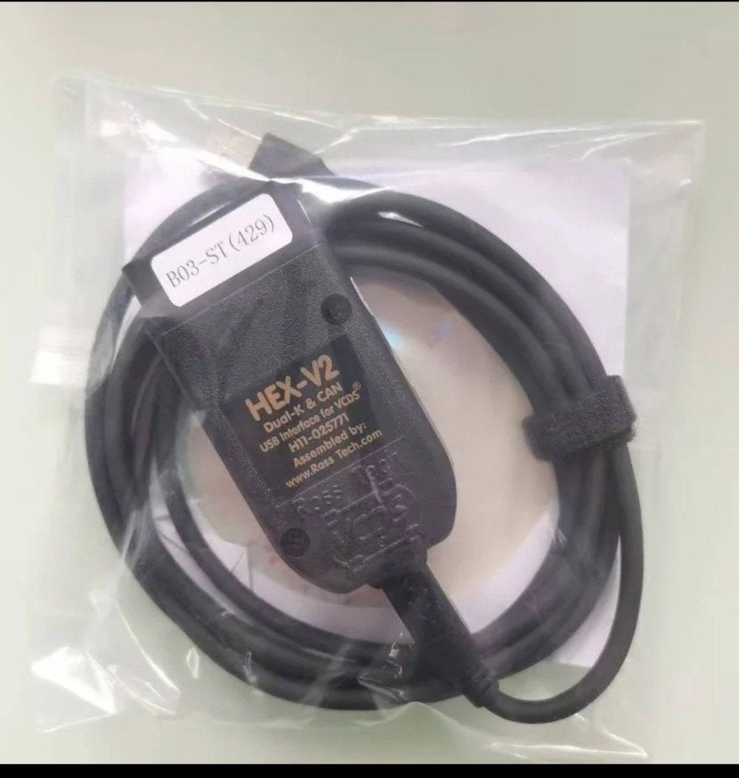 Outil de diagnostic VAGCOM VCDS 2ème génération 5053 HEX V2, Computers en Software, Pc- en Netwerkkabels