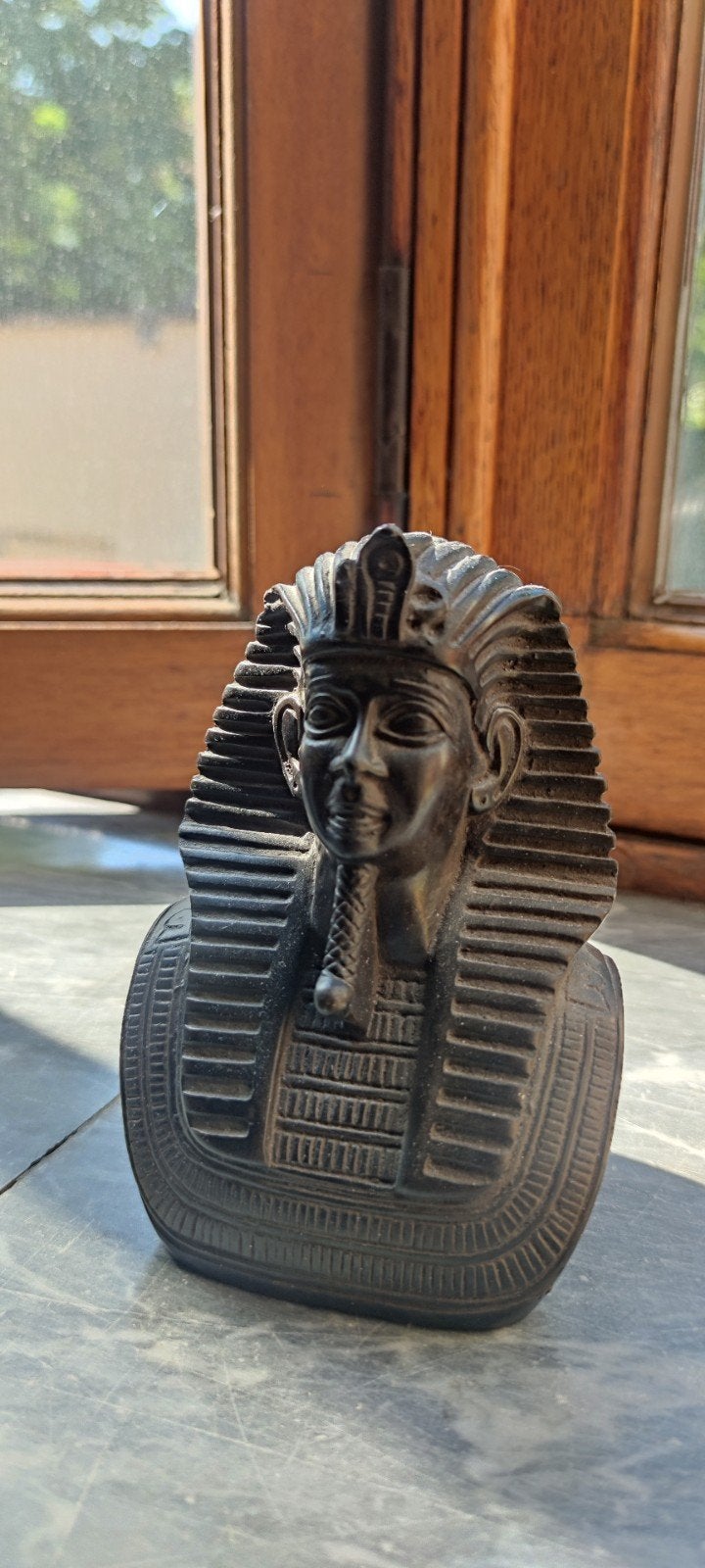statue de décoration de pharaon égyptien effet bronze, Enlèvement ou Envoi