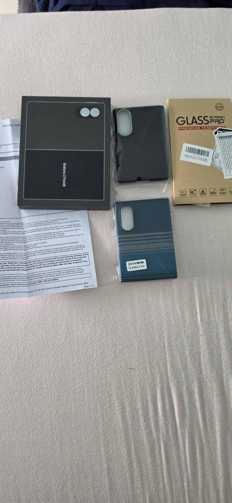 Samsung z fold 8 graphite 256gb, Enlèvement ou Envoi