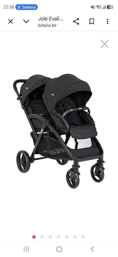 Joie duo kinderwagen, Kinderen en Baby's, Kinderwagens en Combinaties, Gebruikt, Duowagen, Ophalen, Kinderwagen