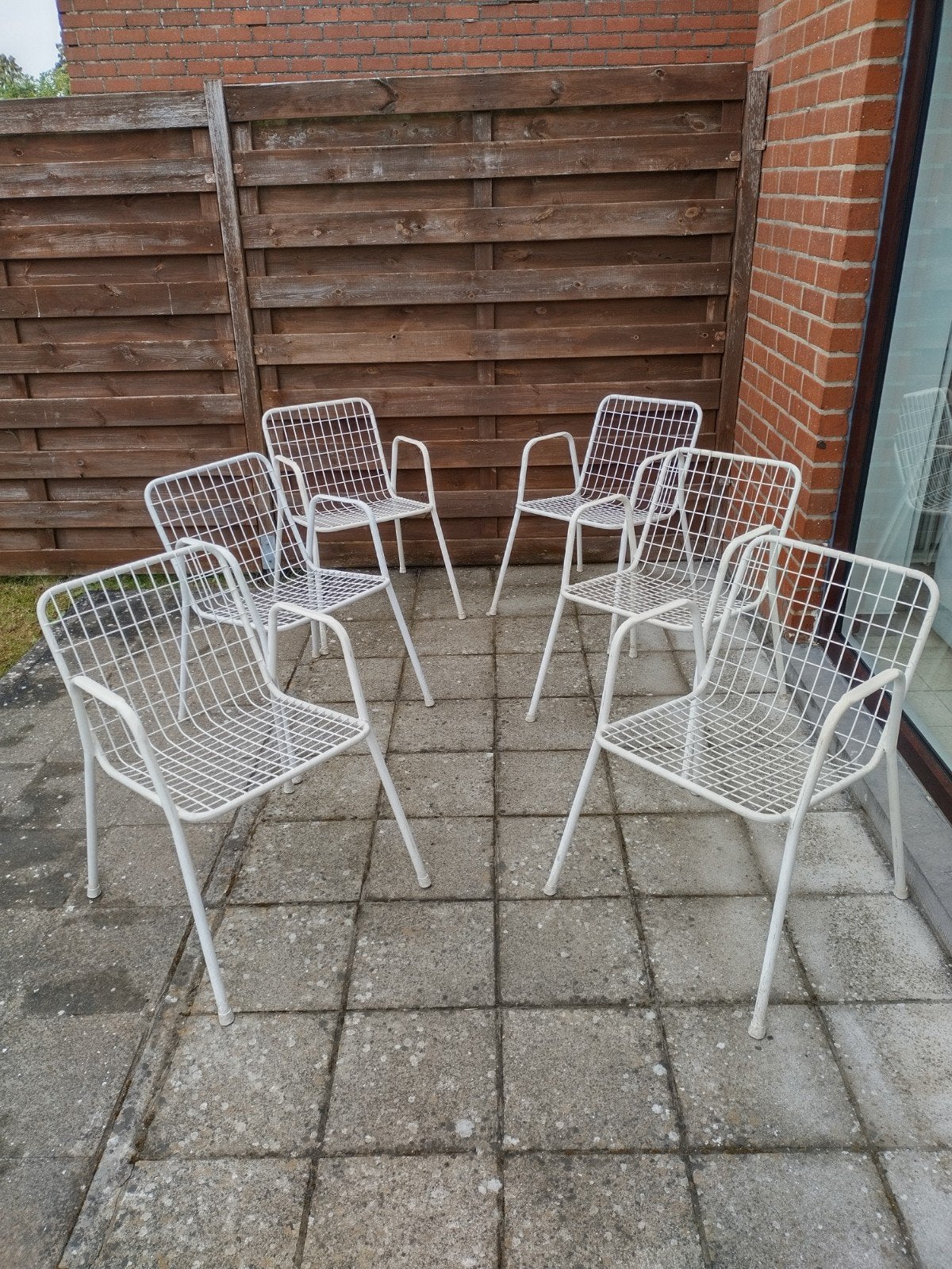 6 chaises EMU modèle Rio vintage, Enlèvement