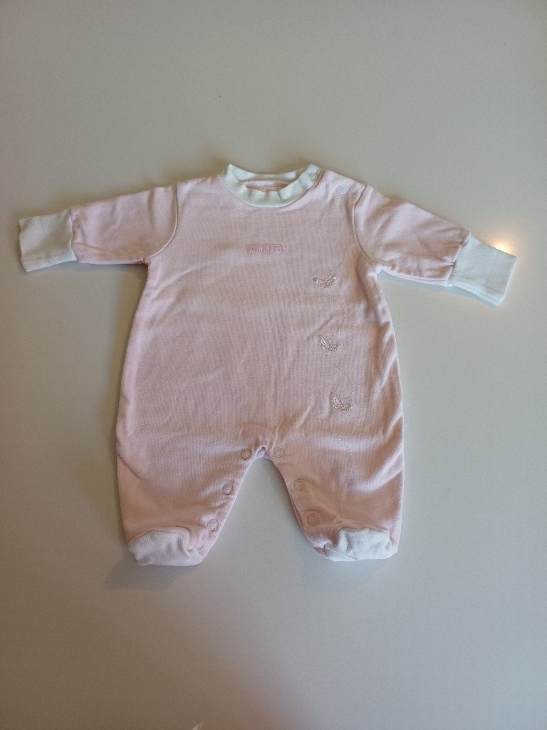 Licht roze pyjama / boxpak newborn maat 50, Kinderen en Baby's, Babykleding | Maat 50, Ophalen of Verzenden, Gebruikt, Meisje