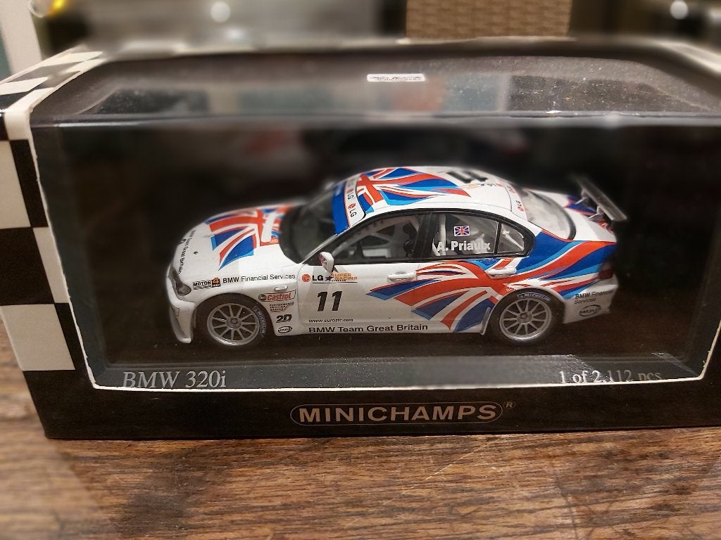 BMW 320i ETCC 2004 (Champion A. Pnaulx) 1 of 2112 pcs 1/43, Hobby & Loisirs créatifs, Voitures miniatures | 1:43, Enlèvement ou Envoi