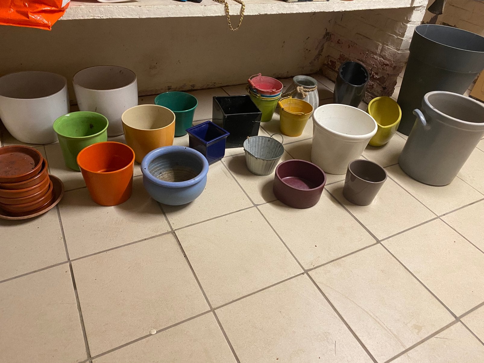 Bloempotten binnen/buiten, Ophalen of Verzenden, Zo goed als nieuw, Binnen