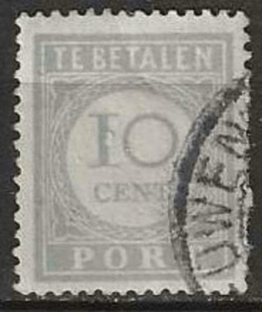 Pays-Bas 1912/1922 - Yvert 55TX - Timbre fiscal (ST), Envoi, Affranchi