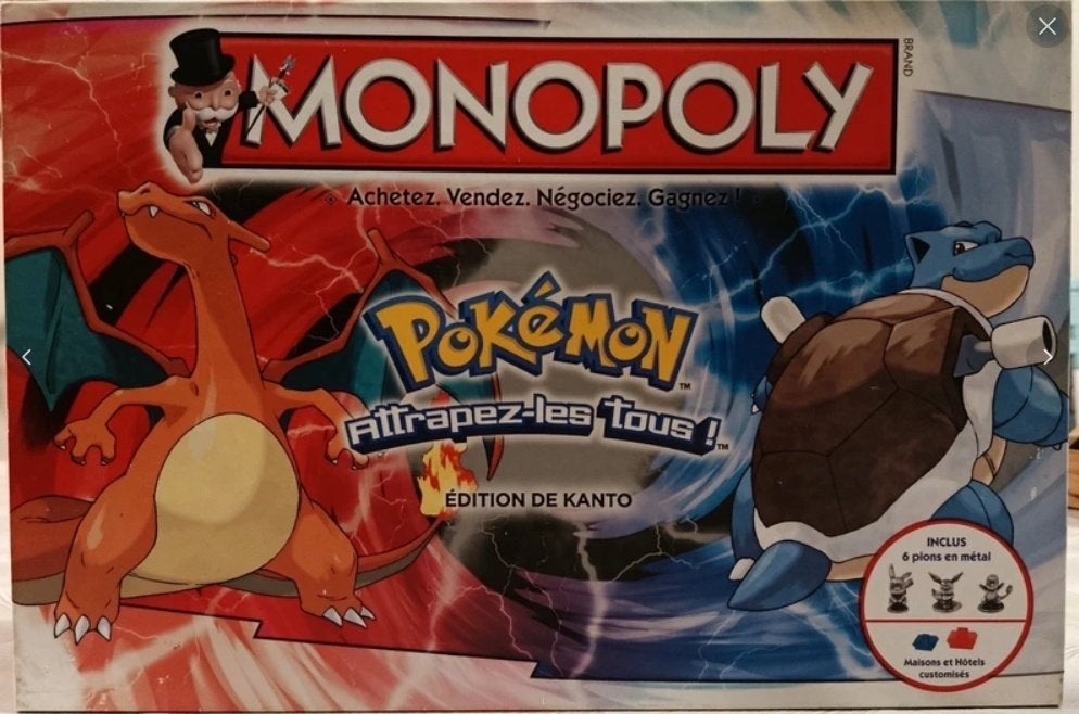 Monopoly Pokémon – Édition de Kanto, Cinq joueurs ou plus, Enlèvement ou Envoi, Utilisé, HASBRO