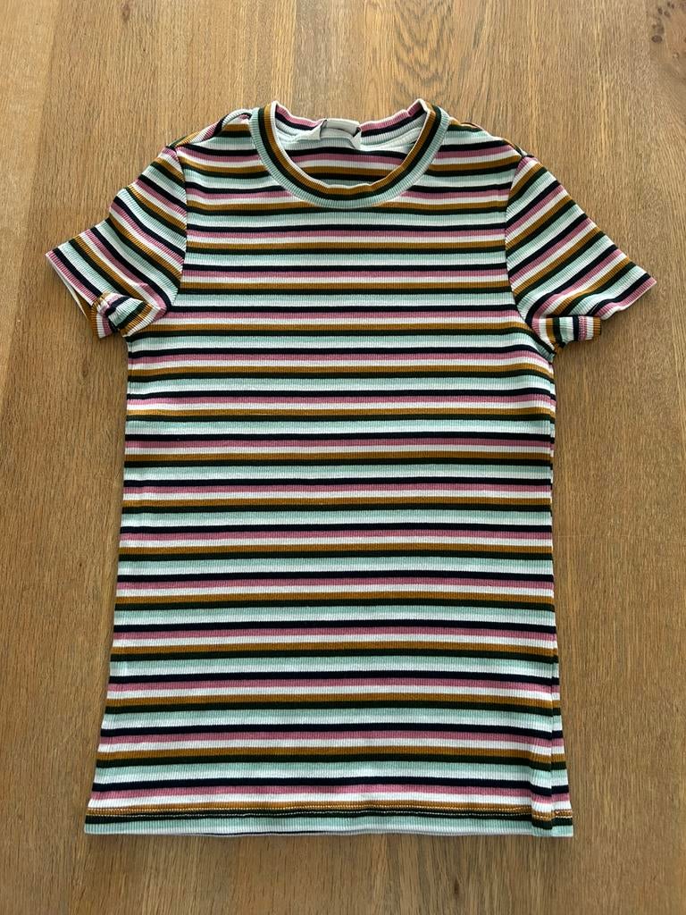 Gestreepte t-shirt Monki maat XS, Overige kleuren, Ophalen of Verzenden, Zo goed als nieuw, Korte mouw