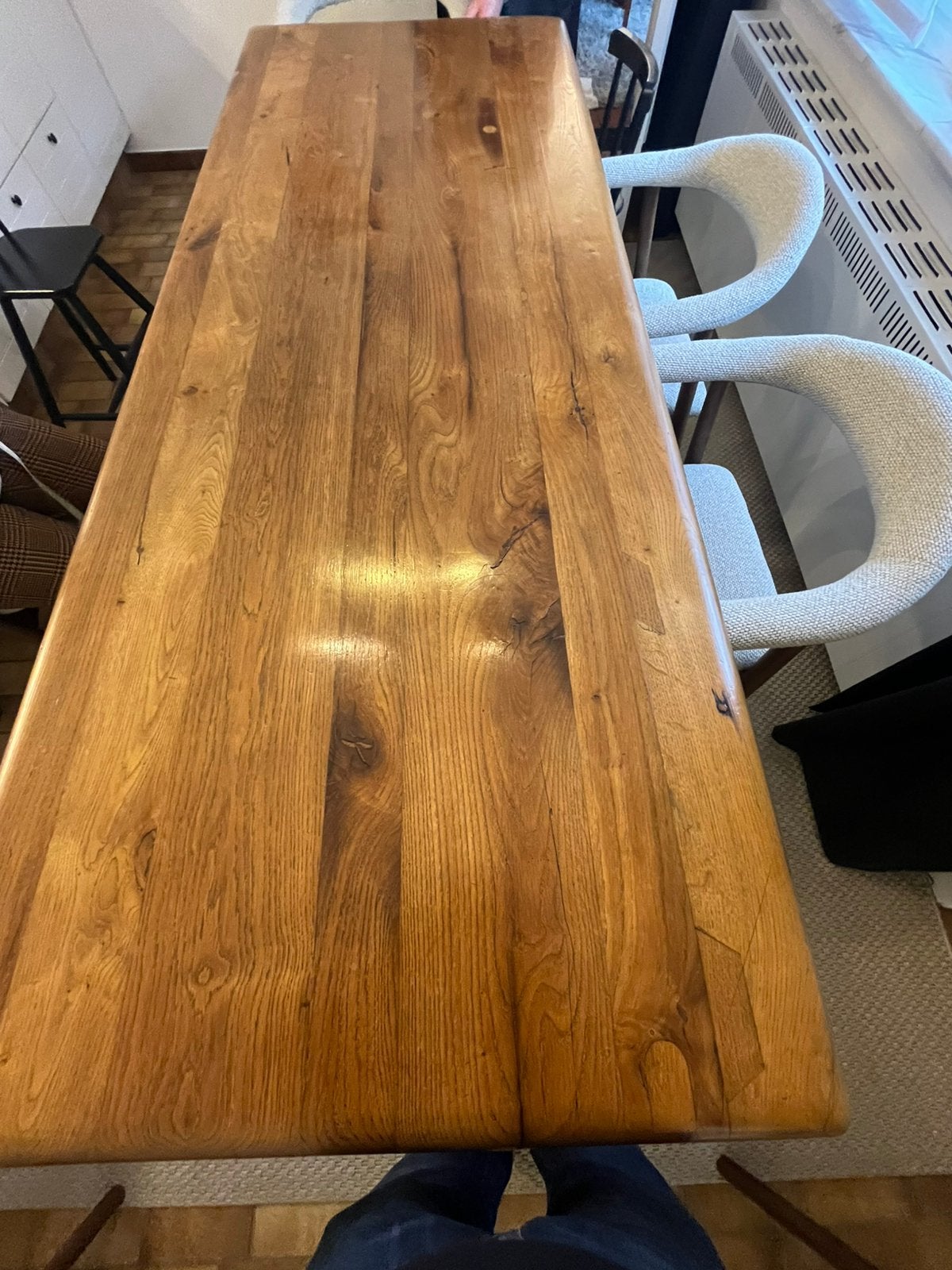 Art deco antieke houten tafel, Antiek en Kunst, Ophalen