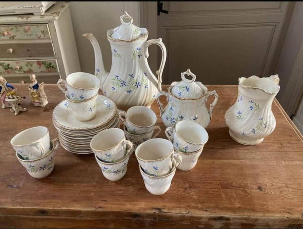Service à café faience de Nimy, Antiquités & Art, Enlèvement