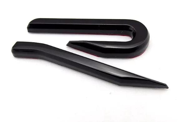Logo de coffre Volkswagen R Noir brillant, Verzenden