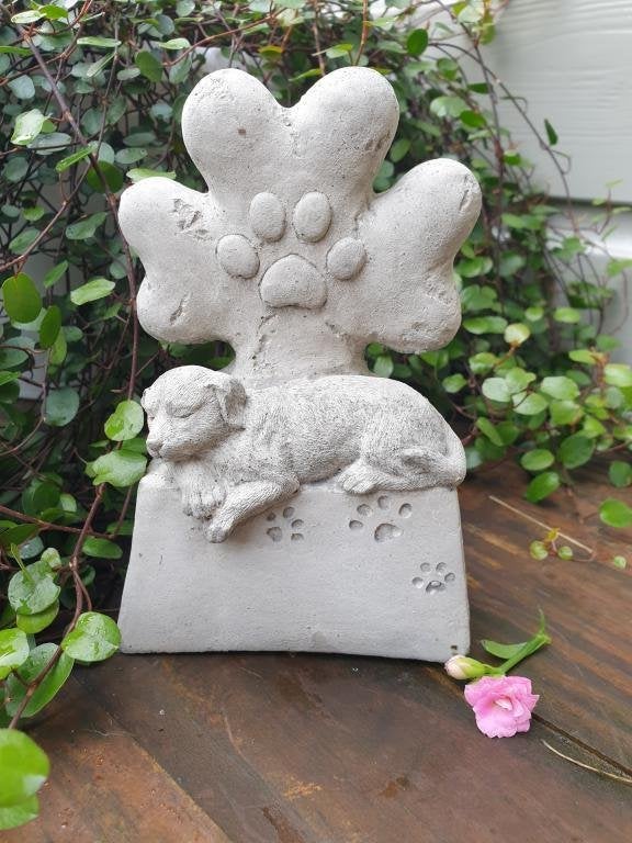 honden grafbeeld, Ophalen of Verzenden, Nieuw, Steen