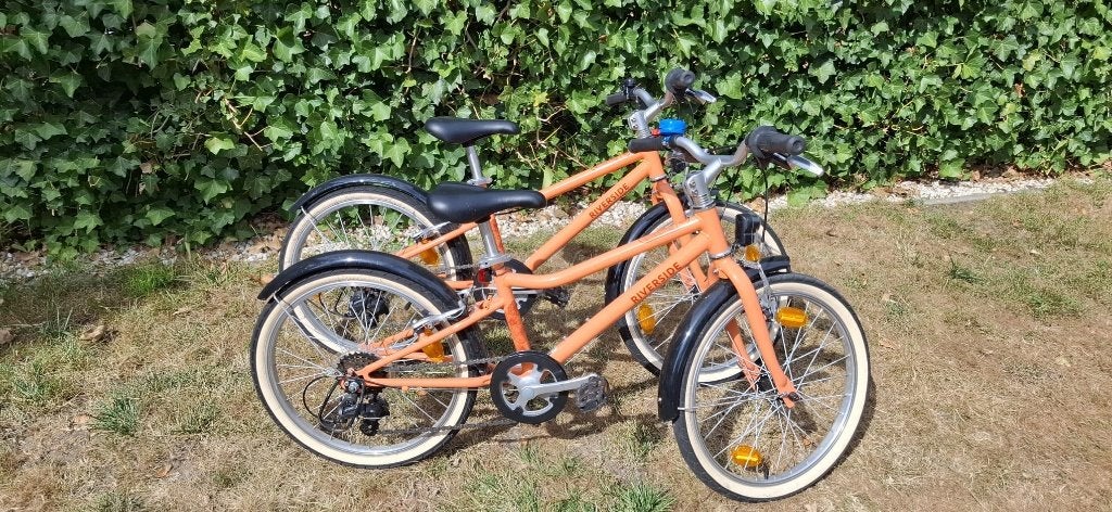 Meisjesfiets 20 inch, Fietsen en Brommers, Ophalen, Btwin Riverside, Zo goed als nieuw, Handrem