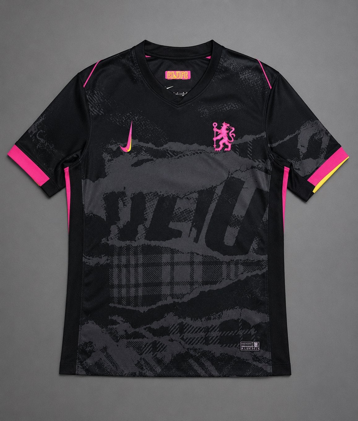 Maillot de Chelsea FC Nike Noir/Rose, Kleding | Heren, T-shirts, Verzenden, Zo goed als nieuw, Geel