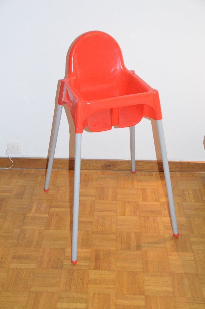 Ikea kinderstoel rood, Kinderen en Baby's, Ophalen, Gebruikt