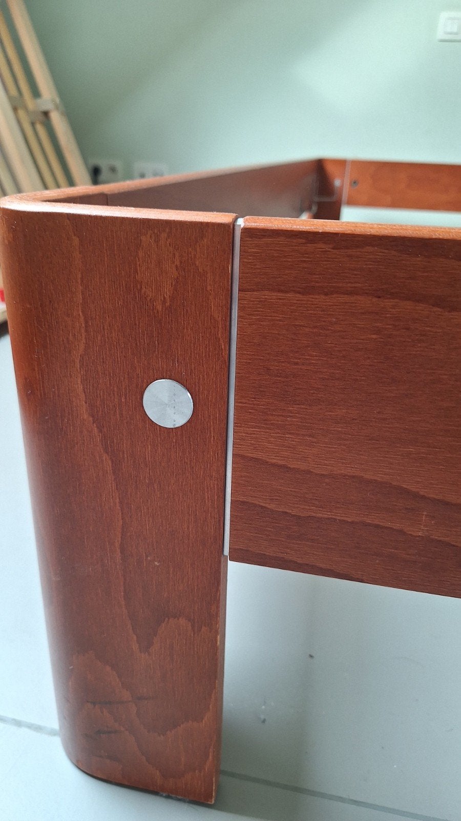Auping Auronde Bed (180x200) + gratis Matrassen/lattenbodems, Ophalen, Gebruikt, Bruin, Tweepersoons