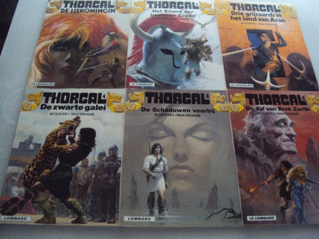 strips:thorgal-(rosinski-van hamme)ea.., Meerdere stripboeken, Ophalen of Verzenden, Zo goed als nieuw