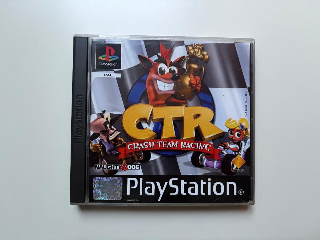 CRASH TEAM RACING PS1, Consoles de jeu & Jeux vidéo, Enlèvement ou Envoi, Course et Pilotage, Utilisé, À partir de 3 ans