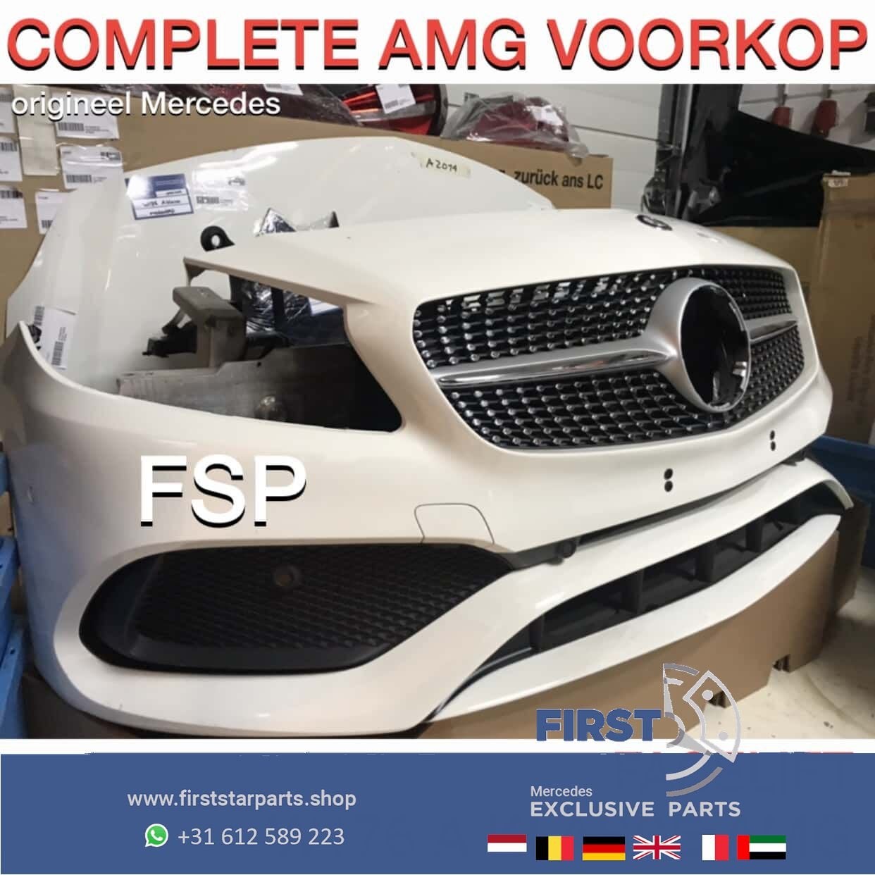 W176 FACELIFT AMG VOORKOP Mercedes A KLASSE COMPLEET FRONT 2, Utilisé, -, Avant, -