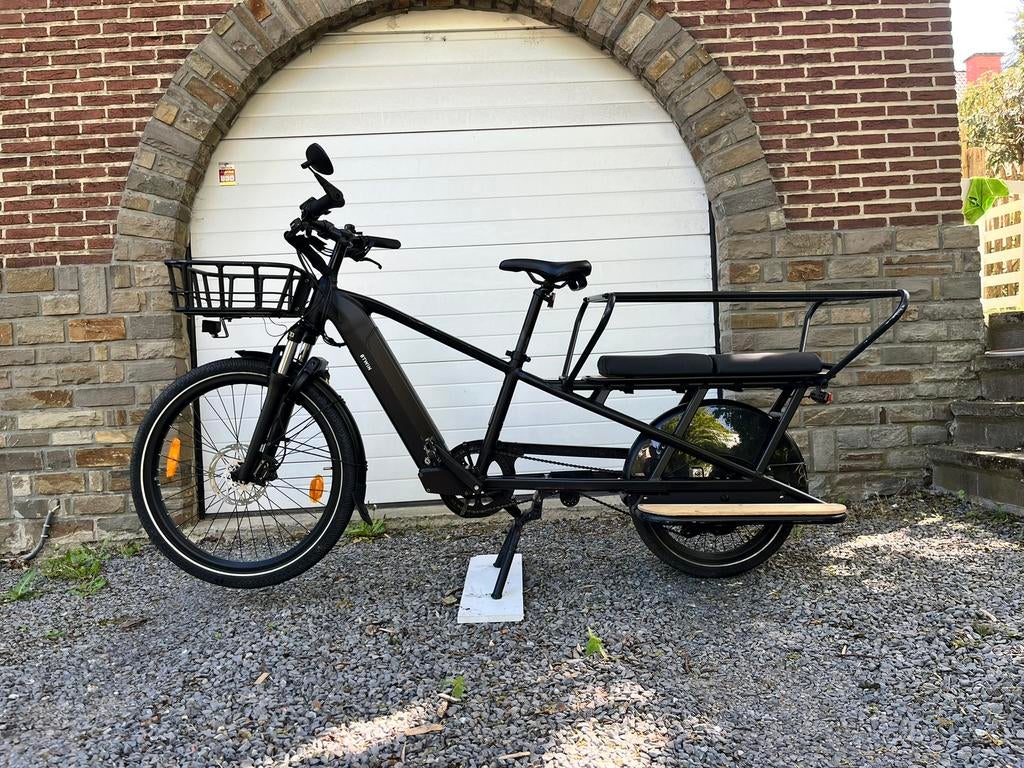 Vélo cargo electrique longtail Btwin R500E, Enlèvement, Comme neuf