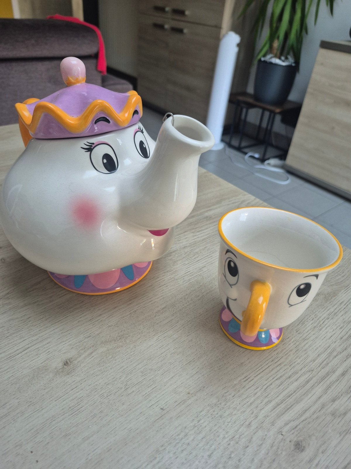 Disney Beauty and the Beast Mrs. Potts & Chip, Ophalen, Nieuw