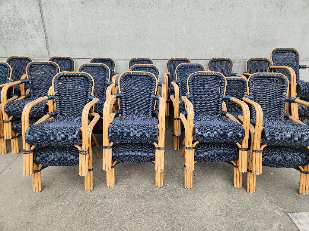 horeca, Tuin en Terras, Tuinstoelen, Ophalen, Gebruikt, Rotan, Stapelbaar