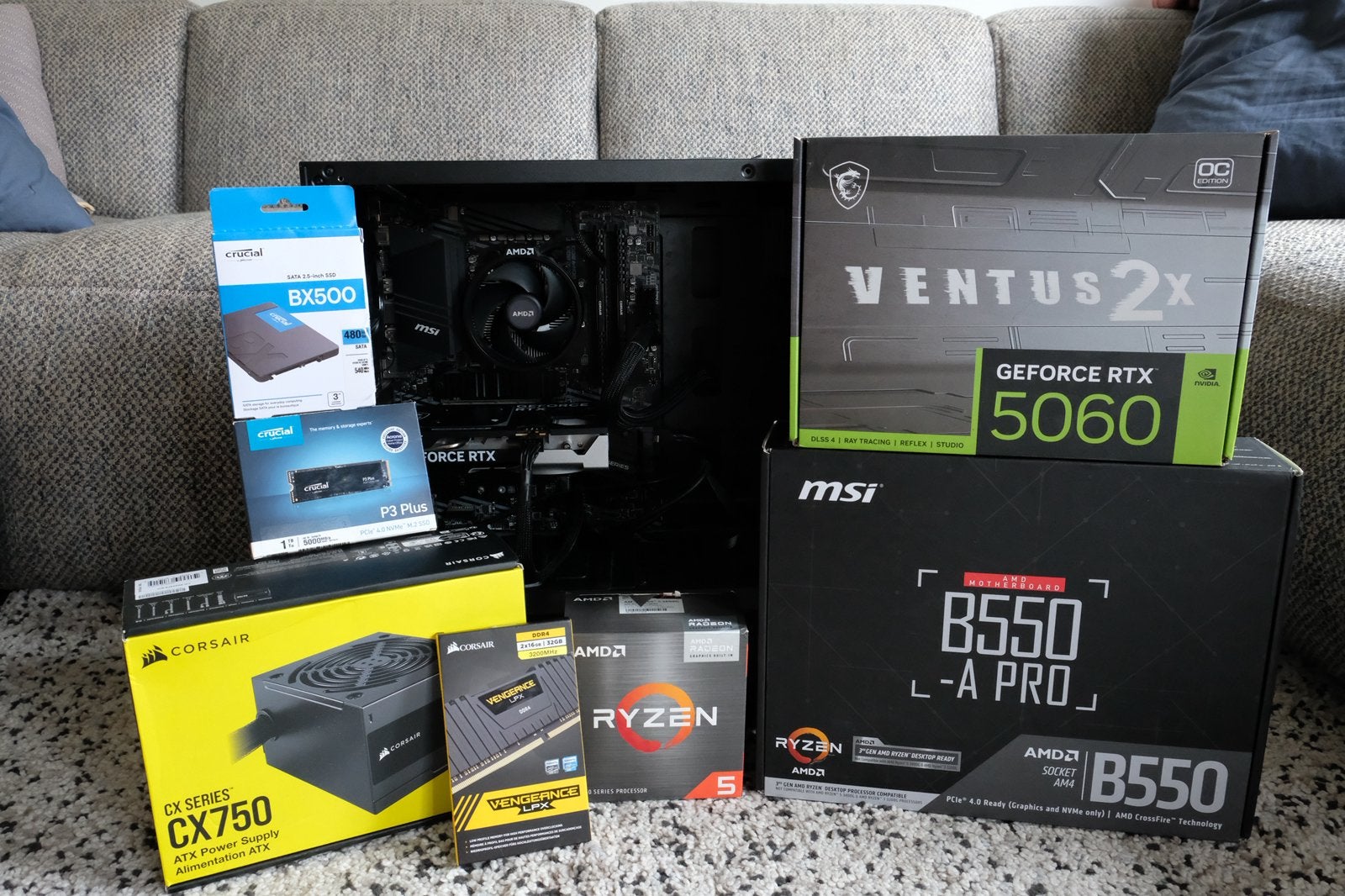 Pc de jeux 32gb ram rxt 5060, Enlèvement, Comme neuf, Autres genres