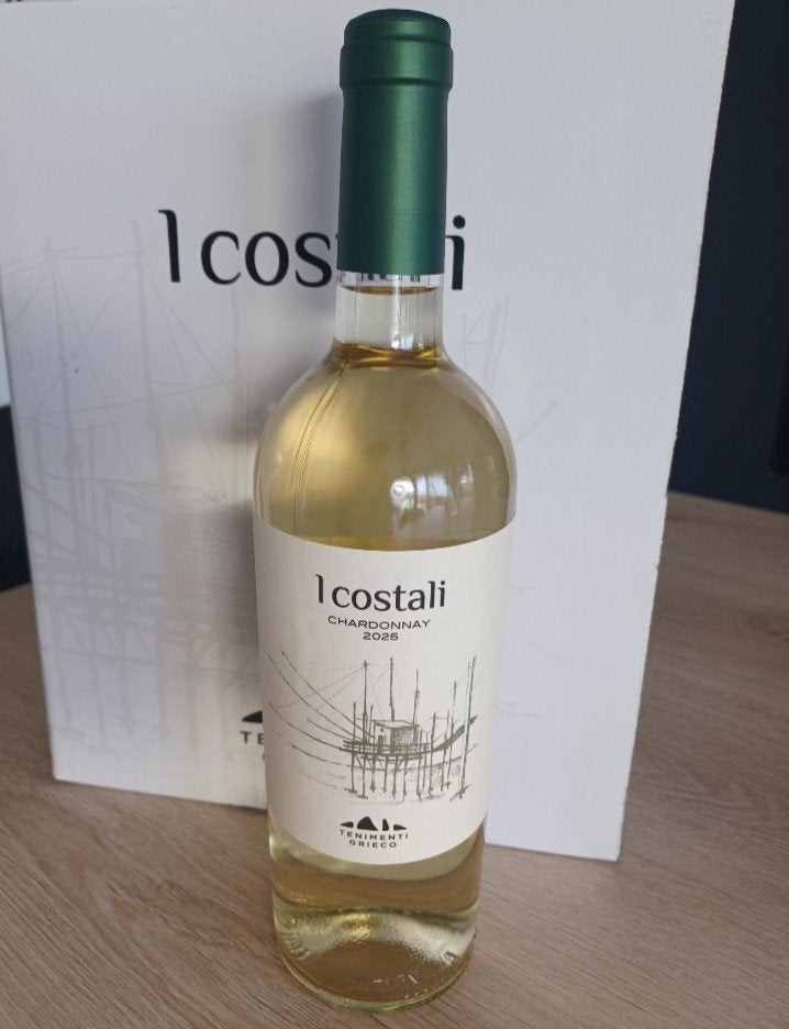 Vin blanc I Costali Chardonnay, Divers, Enlèvement ou Envoi
