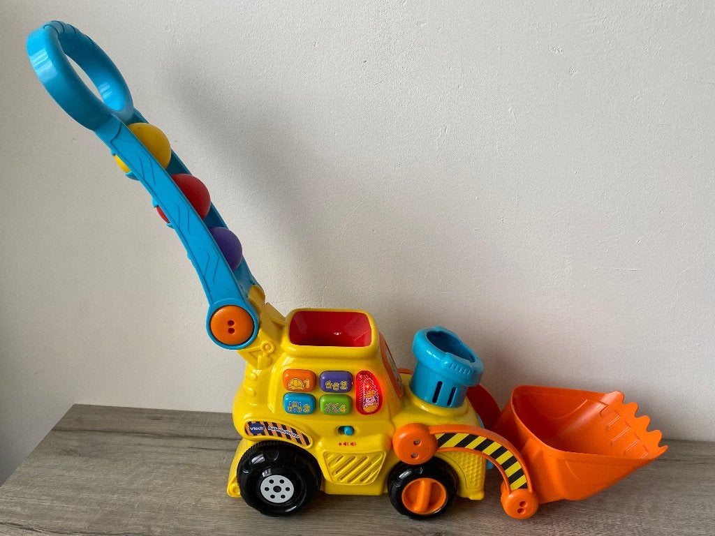 Ballen bulldozer Vtech, Kinderen en Baby's, Speelgoed | Vtech, Ophalen, Gebruikt, 6 maanden tot 2 jaar