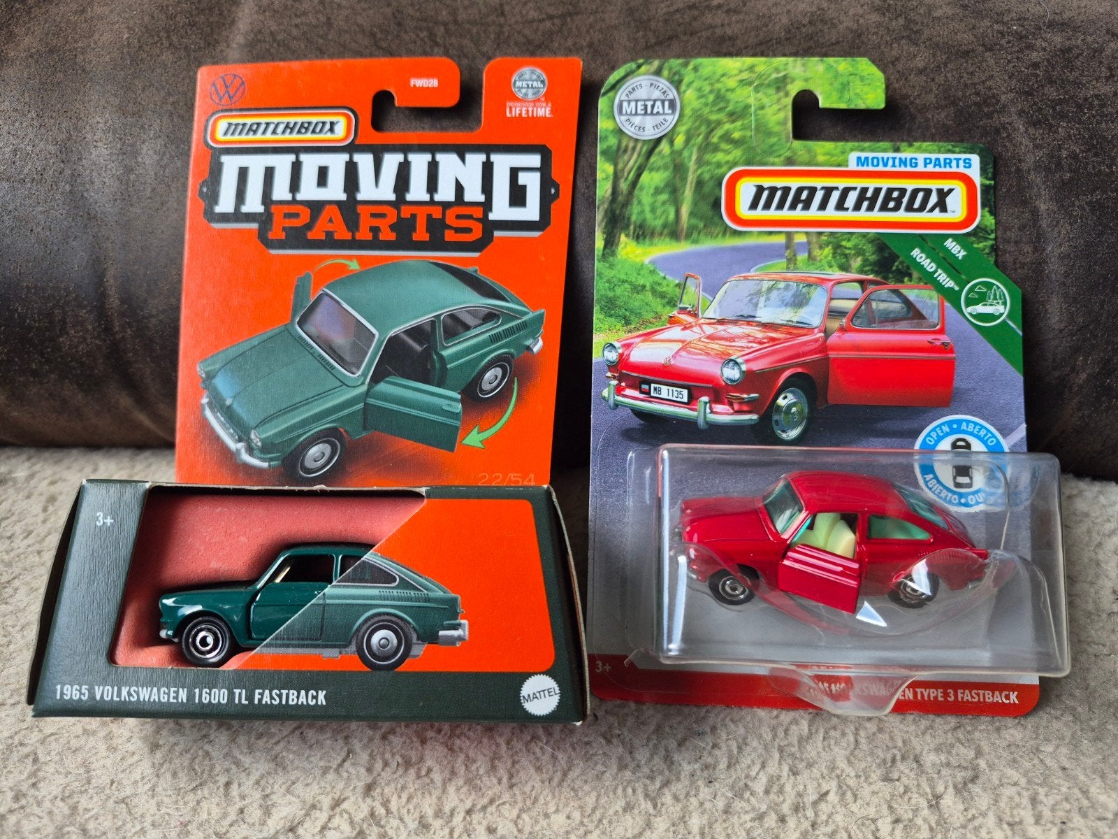 matchbox vw 1600 tl, Ophalen of Verzenden, Zo goed als nieuw, Auto, Matchbox