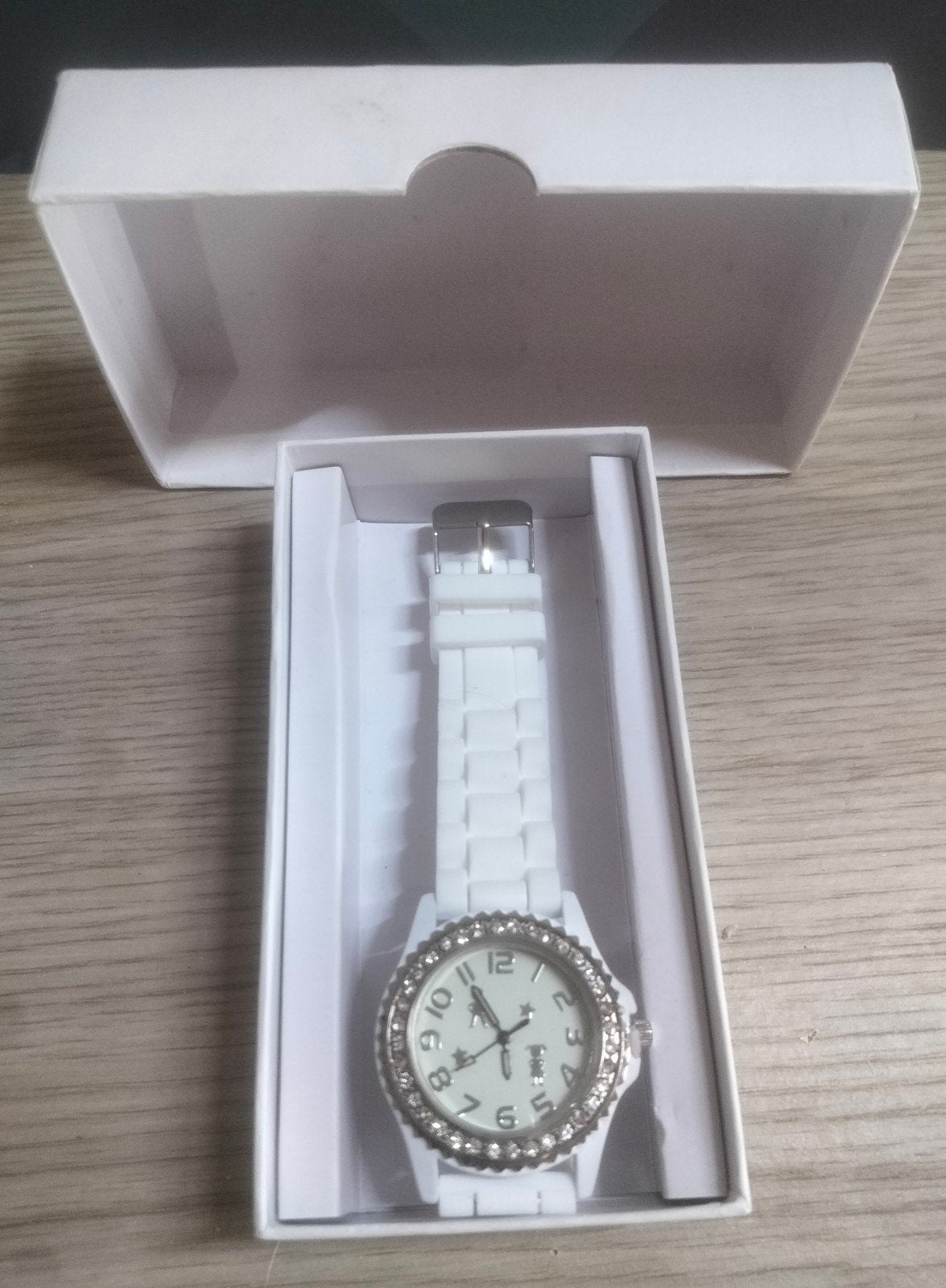 Dameshorloge Genèva ICE wit, Handtassen en Accessoires, Horloges | Dames, Ophalen of Verzenden, Nieuw, Polshorloge
