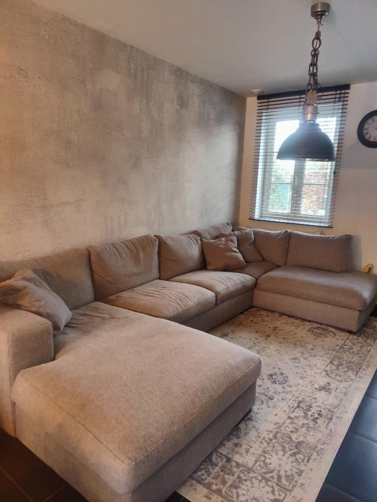Hoekzetel, Maison & Meubles, Canapés | Salons, Utilisé, Banc d'angle, 300 cm ou plus, 75 à 100 cm, Enlèvement