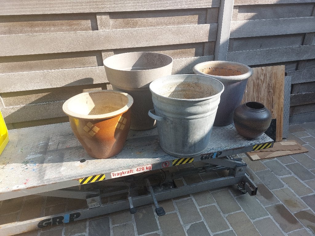 Bloembakken, Tuin en Terras, Bloempotten, Ophalen, Gebruikt, Tuin