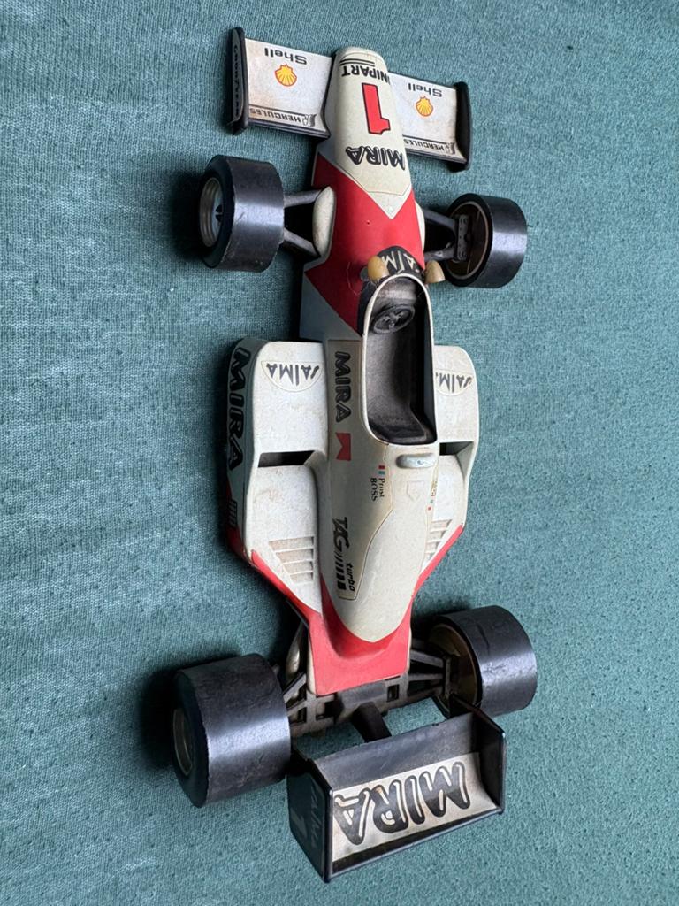 McLaren Porsche -Mira- 1/25 made in Spain, Hobby & Loisirs créatifs, Voitures miniatures | 1:24, Enlèvement ou Envoi, Utilisé