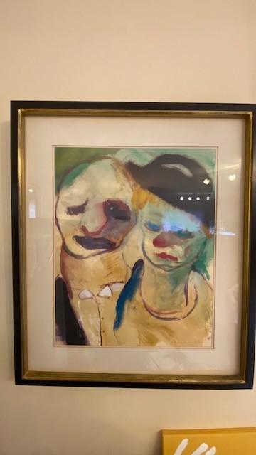 Tableau peinture huile s/ papier Armand Demeulemeester, Ophalen