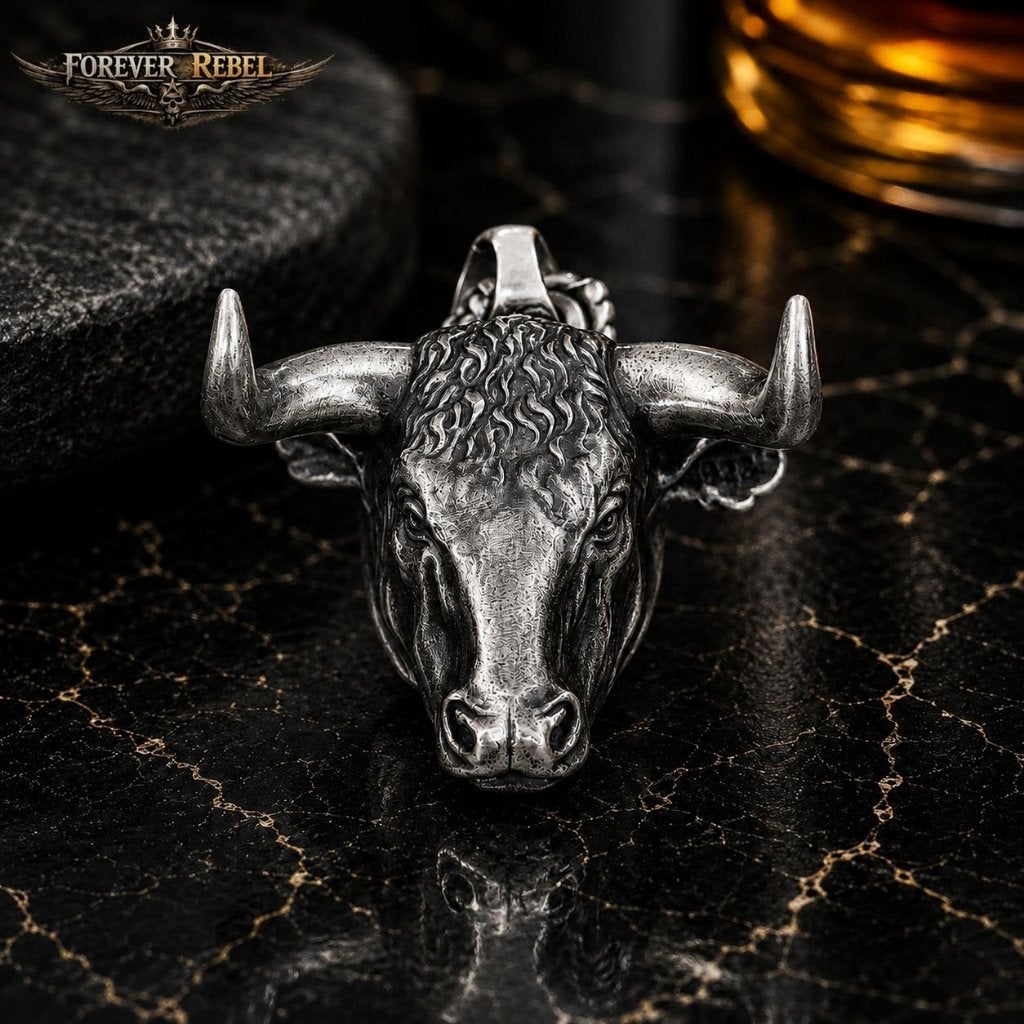 Bull of No Permission - 925 Zilver, Verzenden, Nieuw, Zilver, Dier