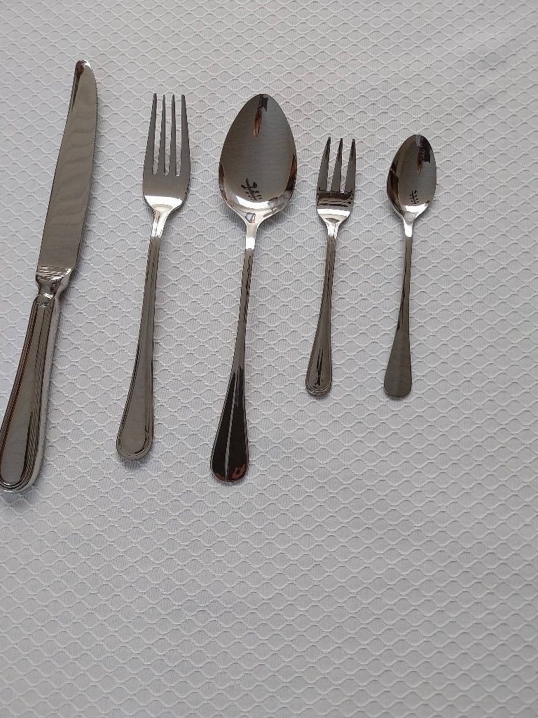 12 delig bestek in inox, Enlèvement ou Envoi, Autres marques, Autres types, Inox ou Chrome
