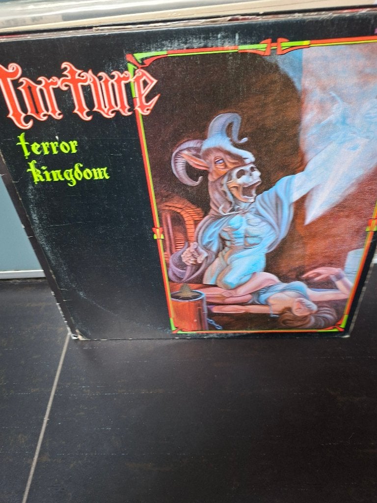 lp - torture - terror kingdom - bak 2, LP, Ophalen of Verzenden, 12 inch, Fotohoes