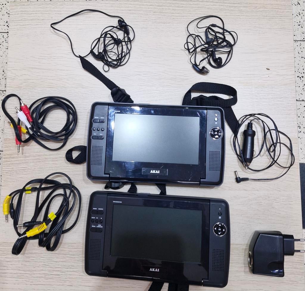 Dvd met 2 schermen voor in de auto, Ophalen