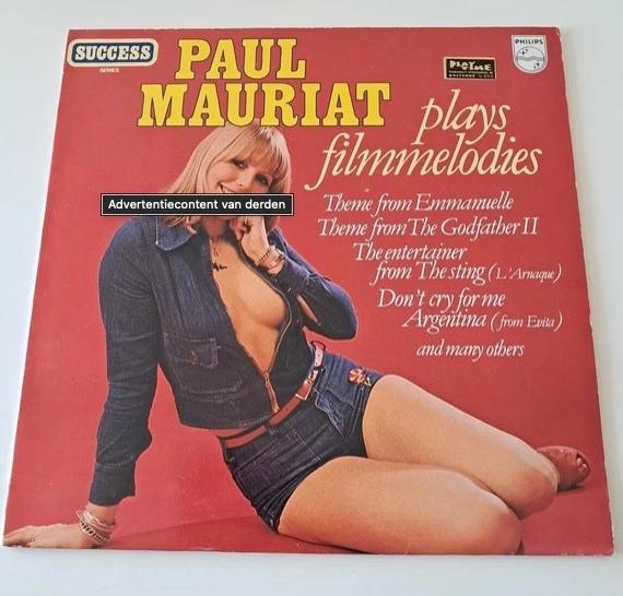 Paul Mauriat plays film melodies LP, Ophalen, Gebruikt, 12 inch