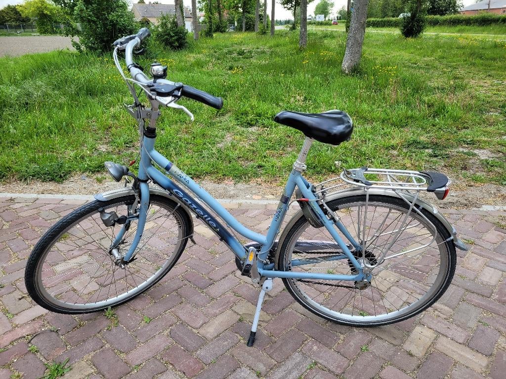 Gazelle Bahia, Fietsen en Brommers, Fietsen | Dames | Damesfietsen, Ophalen, Gebruikt, Velgrem, Versnellingen