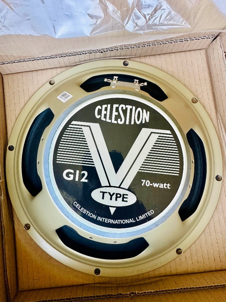celestion G12 V Type 70-watt 16 ohm, Muziek en Instrumenten, Versterkers | Bas en Gitaar, Ophalen, Nieuw, Gitaar, 50 tot 100 watt
