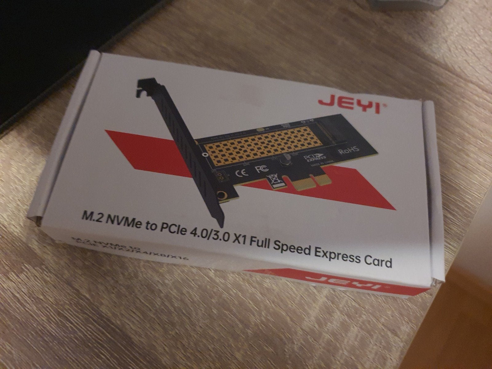 nvme2 adapter pci, Ophalen