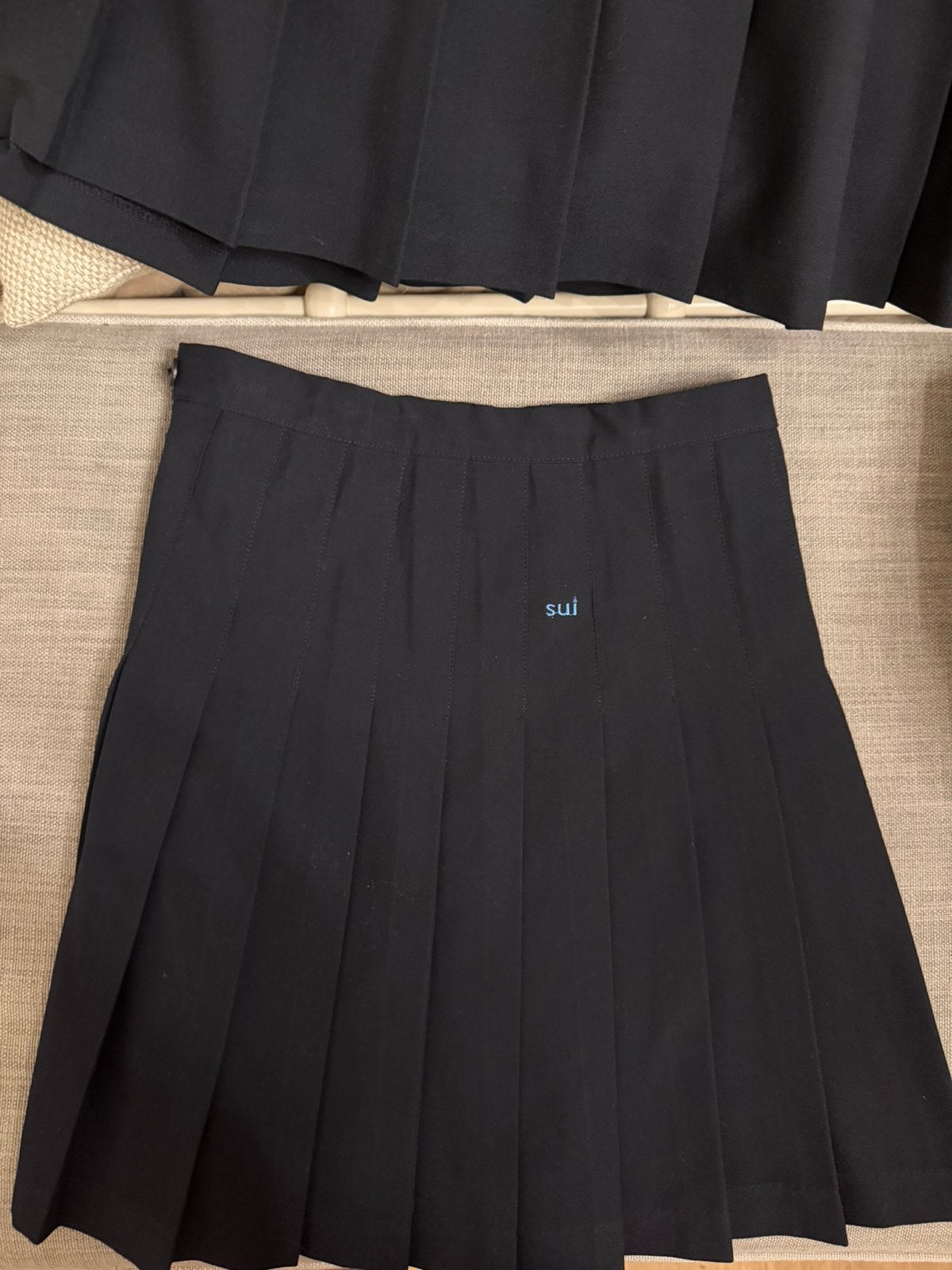 Sui uniform rok, 65cm, Verzenden, Zo goed als nieuw, Blauw, Boven de knie